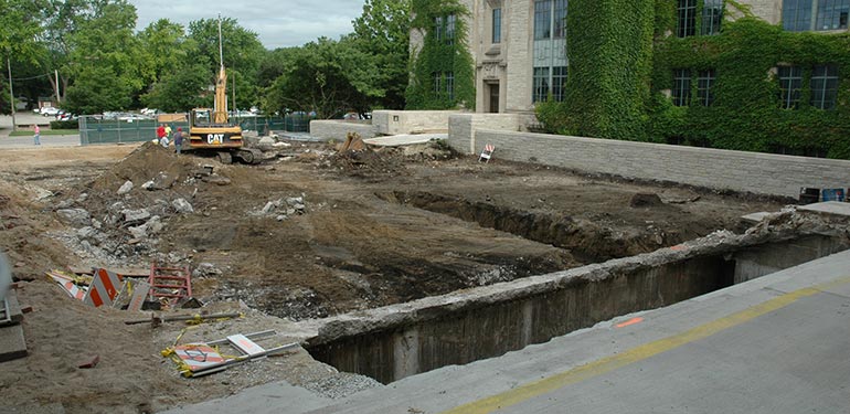 Geotechnical engineering is a branch of civil engineering that generally deals with problems involving soil and rock.